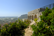 Italy, Terracina Town Stock Photography. Jupiter Temple, Terracina, Italy.